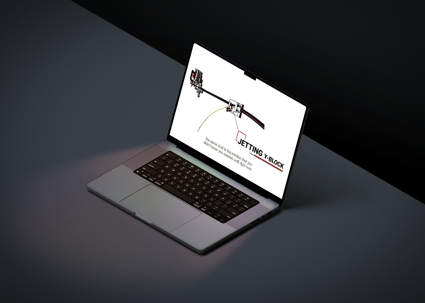 Jetting Y-Block — Animated Explainer