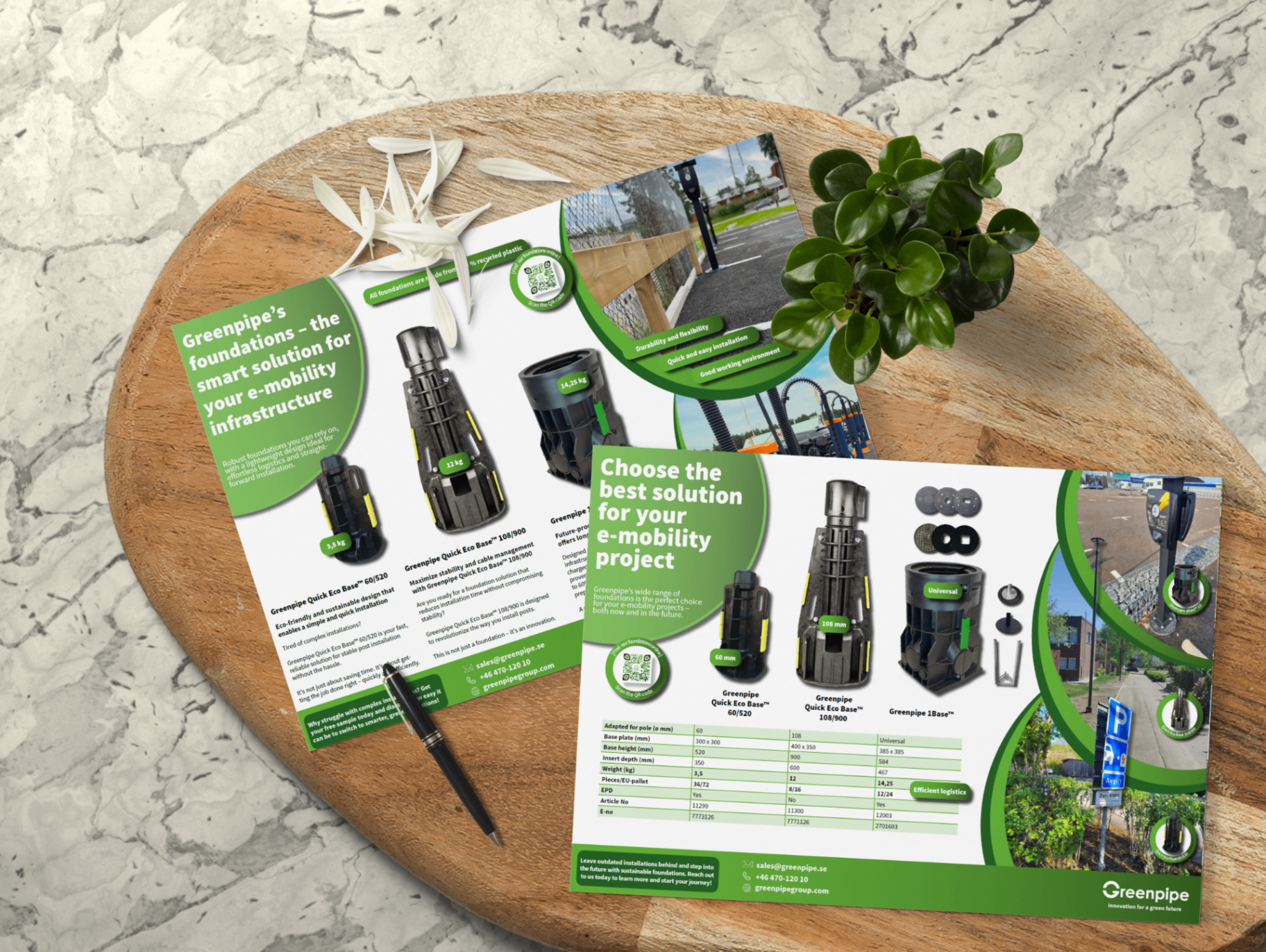 Greenpipe — E-mobility Flyer
